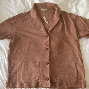Madewell Woven Button Up